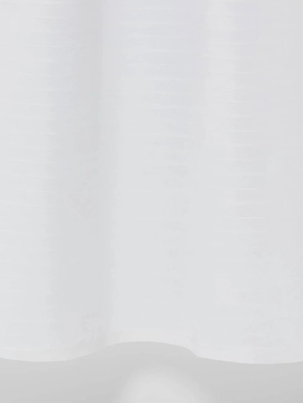 Threshold White Stroped Cotton Shower Curtain NWT